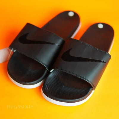 NK Turbo Adjustable Slides – Sleek Black Comfort