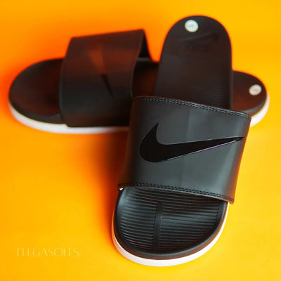 NK Turbo Adjustable Slides – Sleek Black Comfort