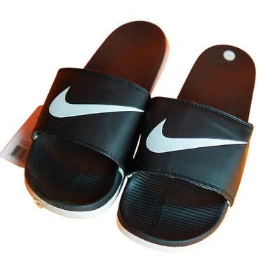 Nike Black Comfort Slide Slippers
