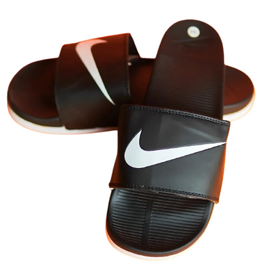 Nike Black Comfort Slide Slippers