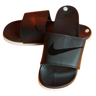 NK Turbo Adjustable Slides – Sleek Black Comfort